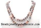 GMN8014 18 - 36 inches 8mm, 10mm Botswana agate 54, 108 beads mala necklaces