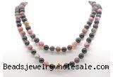 GMN8022 18 - 36 inches 8mm, 10mm tourmaline 54, 108 beads mala necklaces