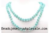 GMN8038 18 - 36 inches 8mm, 10mm amazonite 54, 108 beads mala necklaces