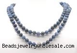 GMN8041 18 - 36 inches 8mm, 10mm dumortierite 54, 108 beads mala necklaces