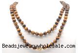 GMN8050 18 - 36 inches 8mm, 10mm grade AA yellow tiger eye 54, 108 beads mala necklaces