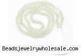 GMN8468 8mm, 10mm prehnite 27, 54, 108 beads mala necklace with tassel