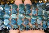 HGBS125 15 inches 12mm faceted heart apatite beads wholesale HGBS125 15 inches 12mm faceted heart apatite beads wholesale