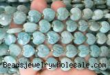 HGBS133 15 inches 12mm faceted heart amazonite beads wholesale HGBS133 15 inches 12mm faceted heart amazonite beads wholesale