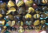 HGBS140 15 inches 15mm heart Yellow tiger eye beads wholesale HGBS140 15 inches 15mm heart Yellow tiger eye beads wholesale