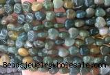 HGBS19 15 inches 12mm heart moss agate gemstone beads wholesale