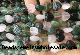 HGBS27 15 inches 12mm heart colorful gemstone beads wholesale