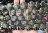 HGBS38 15 inches 20mm heart dragon blood jasper gemstone beads wholesale