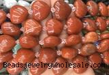 HGBS63 15 inches 20mm heart red jasper gemstone beads wholesale