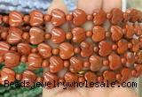 HGBS76 15 inches 10mm heart red jasper gemstone beads wholesale