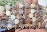 HGBS80 15 inches 10mm heart moonstone gemstone beads wholesale