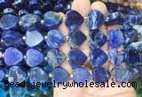 HGBS90 15 inches 16mm heart sodalite gemstone beads wholesale