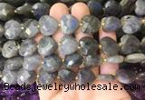 HGBS95 15 inches 16mm faceted heart labradorite gemstone beads wholesale