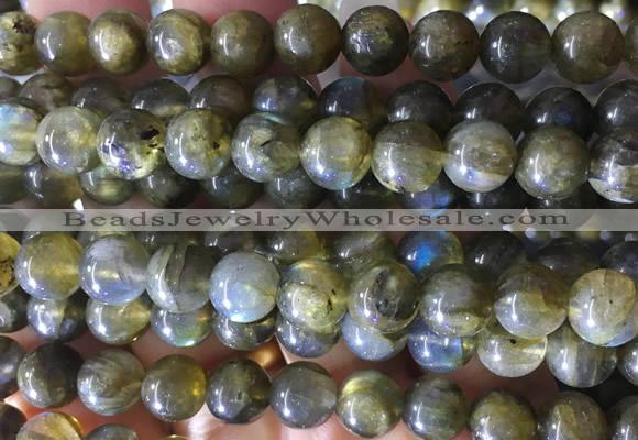 LBBS02 15 inches 8mm round natural labradorite beads wholesale