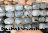 LBBS06 15 inches 12*16mm - 13*18mm faceted nuggets labradorite beads LBBS06 15 inches 12*16mm - 13*18mm faceted nuggets labradorite beads