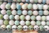 LSBS1000 15 inches 14mm round morganite gemstone beads wholesale LSBS1000 15 inches 14mm round morganite gemstone beads wholesale