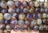 LSBS101 15 inches 16mm round purple phantom quartz beads wholesale LSBS101 15 inches 16mm round purple phantom quartz beads wholesale
