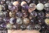 LSBS102 15 inches 16mm round purple phantom quartz beads wholesale LSBS102 15 inches 16mm round purple phantom quartz beads wholesale