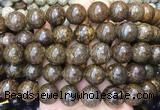 LSBS103 15 inches 16mm round bronzite gemstone beads wholesale LSBS103 15 inches 16mm round bronzite gemstone beads wholesale