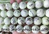 LSBS166 15 inches 20mm round Lemon turquoise beads wholesale LSBS166 15 inches 20mm round Lemon turquoise beads wholesale