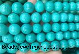 LSBS181 15 inches 16mm round green howlite turquoise beads wholesale LSBS181 15 inches 16mm round green howlite turquoise beads wholesale