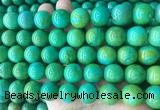 LSBS185 15 inches 16mm round yellow green howlite turquoise beads wholesale LSBS185 15 inches 16mm round yellow green howlite turquoise beads wholesale