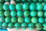 LSBS186 15 inches 18mm round yellow green howlite turquoise beads wholesale LSBS186 15 inches 18mm round yellow green howlite turquoise beads wholesale
