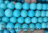 LSBS189 15 inches 18mm round blue howlite turquoise beads wholesale LSBS189 15 inches 18mm round blue howlite turquoise beads wholesale