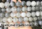 LSBS200 15 inches 16mm round cloudy quartz gemstone beads wholesale LSBS200 15 inches 16mm round cloudy quartz gemstone beads wholesale
