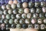 LSBS209 15 inches 16mm round rhodonite gemstone beads wholesale LSBS209 15 inches 16mm round rhodonite gemstone beads wholesale