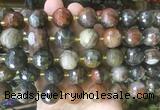 LSBS219 15 inches 16mm faceted round wooden jasper beads wholesale LSBS219 15 inches 16mm faceted round wooden jasper beads wholesale