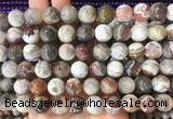 LSBS241 15 inches 14mm round mexican crazy agate beads wholesale LSBS241 15 inches 14mm round mexican crazy agate beads wholesale