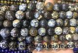 LSBS242 15 inches 14mm round ocean agate gemstone beads wholesale LSBS242 15 inches 14mm round ocean agate gemstone beads wholesale