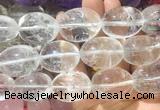 LSBS250 7.5 inches 22*30mm - 25*35mm nuggets white crystal gemstone beads wholesale LSBS250 7.5 inches 22*30mm - 25*35mm nuggets white crystal gemstone beads wholesale