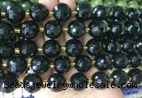 LSBS26 15 inches 16mm faceted round black agate beads wholesale LSBS26 15 inches 16mm faceted round black agate beads wholesale