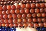LSBS262 15 inches 14mm round red agate gemstone beads wholesale LSBS262 15 inches 14mm round red agate gemstone beads wholesale