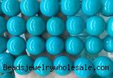 LSBS270 15 inches 22mm round blue howlite turquoise gemstone beads wholesale LSBS270 15 inches 22mm round blue howlite turquoise gemstone beads wholesale