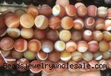 LSBS292 15 inches 14mm round matte banded agate gemstone beads wholesale LSBS292 15 inches 14mm round matte banded agate gemstone beads wholesale