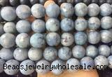 LSBS321 15 inches 18mm faceted round blue angel skin gemstone beads wholesale LSBS321 15 inches 18mm faceted round blue angel skin gemstone beads wholesale