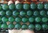 LSBS325 15 inches 20mm round green agate gemstone beads wholesale LSBS325 15 inches 20mm round green agate gemstone beads wholesale