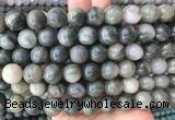 LSBS343 15 inches 14mm round green rabbit hair beads wholesale LSBS343 15 inches 14mm round green rabbit hair beads wholesale