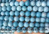 LSBS344 15 inches 14mm round blue sky stone beads wholesale LSBS344 15 inches 14mm round blue sky stone beads wholesale