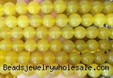 LSBS355 15 inches 14mm round yellow agate gemstone beads wholesale LSBS355 15 inches 14mm round yellow agate gemstone beads wholesale