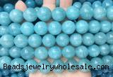 LSBS357 15 inches 16mm round blue sponge quartz gemstone beads wholesale LSBS357 15 inches 16mm round blue sponge quartz gemstone beads wholesale