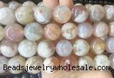 LSBS37 15 inches 17mm - 18mm round sakura agate gemstone beads wholesale LSBS37 15 inches 17mm - 18mm round sakura agate gemstone beads wholesale
