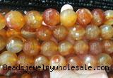 LSBS378 15 inches 20mm faceted round red agate gemstone beads wholesale LSBS378 15 inches 20mm faceted round red agate gemstone beads wholesale