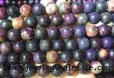 LSBS400 15 inches 14mm round imitation sugilite gemstone beads wholesale LSBS400 15 inches 14mm round imitation sugilite gemstone beads wholesale