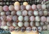 LSBS401 15 inches 14mm round madagascar rose quartz gemstone beads wholesale LSBS401 15 inches 14mm round madagascar rose quartz gemstone beads wholesale