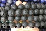 LSBS50 15 inches 16mm round black lava gemstone beads wholesale LSBS50 15 inches 16mm round black lava gemstone beads wholesale