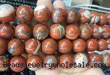 LSBS53 15 inches 16mm round red jasper gemstone beads wholesale LSBS53 15 inches 16mm round red jasper gemstone beads wholesale